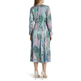 Women's Long Sleeve Surplus Geo Print D-Ring Dress Cocktail