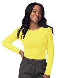 Citron Scrubs for Ladies - Long Sleeve Comfort Underscrub Tee - SIVVAN Womens Fall Fashion | Women's Tops and Blouses