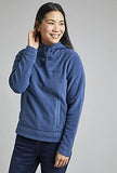 Recycled Fleece Popover Hoodie Washed Teal | Original Brand