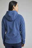 Recycled Fleece Popover Hoodie Washed Teal | Original Brand