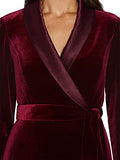 Women's Velvet Tuxedo Dress | Women's Casual Dresses