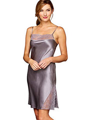 Women's Allura 100% Silk Chemise,  Sleepwear,  Lingerie,  Beautiful Gift Packaging