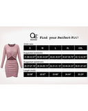 Women's Long Sleeve Cut Out Hollow Out Twist Bodycon Wrap Party Club Dress | Women's Maxi Dresses