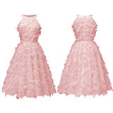 Women Sleeveless V-Neck Feathers Pleated Dress Sexy Evening Dress Women Dress Summer Party Evening Gowns Plus Size Casual Dress Work Dress Cocktail Dress Club Dress | Original Brand | Women's Cocktail Dresses
