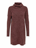 ONLY Women's Onljana L/S Cowlnck Dress Wool KNT Noos Casual