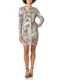Women's Emery Long Sleeve Stretch Sequin Midi Sheath Dress | Women's Club Dresses