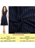 Womens Elegant Front Zipper Slim Work Business Office Party Cocktail A-Line Dress | Women's Work Dresses