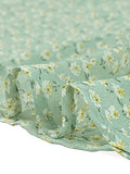 Women's Sleeveless Casual Retro Summer Square Neck Print Chiffon Floral Dress | Original Brand