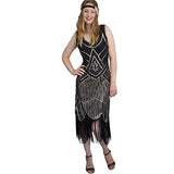 1920s Flapper Dress Women - Gatsby Dress - Sequin Evening Dress - Plus Size Flapper Dress Costume 6-18 | Original Brand