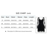 Womens V Neck Velvet Lace Ruffle Gothic Punk Party Spaghetti Strap Mini Dress | Women's Lace Dresses