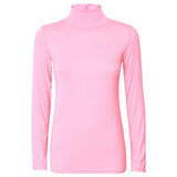 Ladies Long Sleeve Polo Neck ROLL Neck TOP Womens Turtle Neck Plain Jumper 8-26