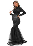 Lace See-through Gown For Photo Shoot Long Sleeve Tutus Maxi Photo Props Dress | Women's Casual Dresses