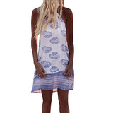 Women Casual Dresses Autumn Polka Dots Dresses 3/4 Sleeves V-Neck Casual Mini Clásico Dress Fashion Dress-Up Dress Vintage Elegant Girl A-Line Sundresses Dresses for Women | Women's Casual Dresses