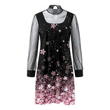Women's Dress Ladies Sexy High Neck Sparkly Dresses Corset Mini Dress Long Sleeve Mesh Pencil Dress Slim Fit For Party Club Night Maxi Fancy Cocktail Dress Dress | Original Brand | Women's Cocktail Dresses