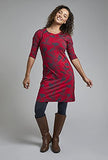 Organic Cotton Printed Jersey Dress Craerry