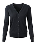 Womens V Neck Button Down Long Sleeve Basic Soft Knit Cardigan Sweater | Women's Cardigan