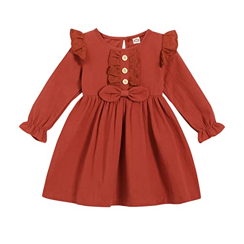 Long sleeve dresses kids best sale