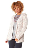 Women Fluffy Yarn Cardigan - Ladies Casual Everyday Open Edge to Edge Long Sleeve Coatigan Autumn Winter | Women's Cardigan