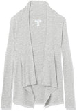 Women's Ultra-Soft Ribbed Draped Cardigan Sweater