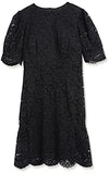 Women's Corded Lace Puff Sleeve Dress | Women's Evening Gowns