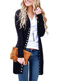 Womens V-Neck Button Down Knitwear Long Sleeve Soft Basic Knit Cardigan Sweater | Women's Cardigan