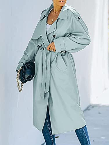 Light blue spring coat best sale