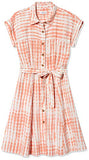 Women's Short Sleeve Collared Dress with Button Down Front | Women's Work Dresses