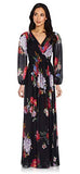 Women's Floral Chiffon Gown