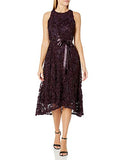 Women's Hi-lo Sleeveless Dress with Ribbon Cocktail | Original Brand | Women's Cocktail Dresses