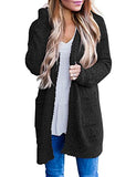 Women's Long Sleeve Soft Chunky Knit Sweater Open Front Cardigan Outwear Coat | Women's Sweaters
