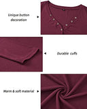 Women's V-Neck Long Sleeve Bodycon Dress Button Down Midi Party Dress | Women's Midi Dresses