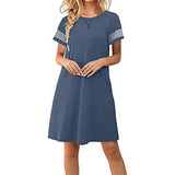 Women's Casual Summer T Shirt Dresses Short Sleeve Dress with Pockets | Original Brand
