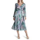 Women's Long Sleeve Surplus Geo Print D-Ring Dress Cocktail