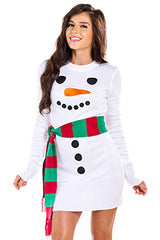 Tipsy Elves Ugly Christmas Sweater Dresses for Women Cute and Adorable Classic Holiday Outfit