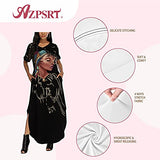 Women's Casual Loose Long Dress T-Shirt Dress Short/Long Sleeve Maxi Dresses with Pockets