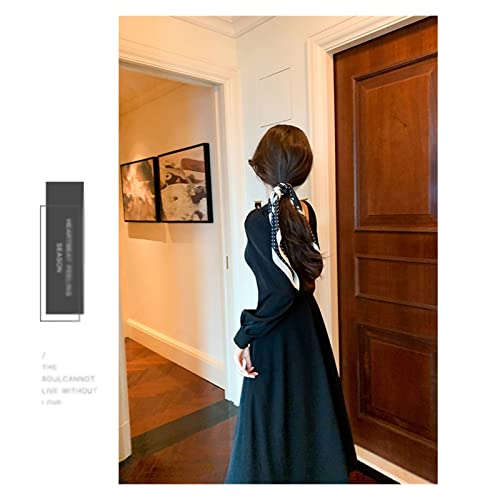 Dresses Office Ladies Long Sleeve Black Dress Women Party One Piece Dr –  Original Brand