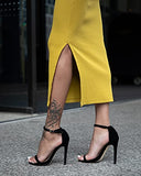 Women's Citronelle Strappy Rib Midi Dress by @signedblake | Women's Midi Dresses