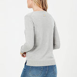Womens Miranda Intarsia Crew Neck Jumper - Navy Creme Stripe | Original Brand | Women's Cardigan