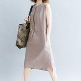 Women's Plus Size Casual Short Sleeve/Long Sleeve Pleated T Shirt Dress with Pockets Summer Maxi Dresses for Women Summer Dresses for Women Plus Size Prom Dresses Women Coffee | Original Brand | Women's Maxi Dresses