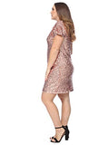 Women's Plus Size Sequin Dress V-Neck Glitter Bodycon Cocktail Party Dresses | Original Brand | Women's Cocktail Dresses