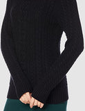 Black Fisherman Cable Turtleneck Sweater - Ae Store | Women's Jumpers