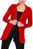 Women Open Front Pockets Casual Blazer Cardigan | Original Brand