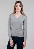 Knitwear Womens Pure Cotton V-Neck Jumper | Original Brand