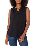 Black Women's Sleeveless Woven Shirt - AE Store | Women's Tops and Blouses