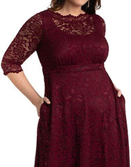 Women's Plus Size Leona Lace Gown