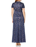 Women's Long V-neck Fit And Flare Dress Lace | Women's Evening Gowns