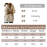 Women's Cardigan Button Down Cable Knit Long Sleeve Chunky with Pocket Oversize Knitwear Loose Sweater Outwear | Women's Cardigan