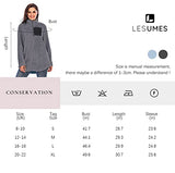 Womens Teddy Fleece Pullover Sweatershirt 1/4 Zip Fluffy Fuzzy Tunic Hoodies Stripes Outwear Tops with Pockets | Original Brand | Women's Cardigan