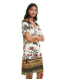 Desigual womens DRESS HILIER Knee-Length Dress | Women's Casual Dresses