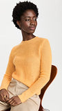 Vince Women's Ribbed Featherweight Crew | Original Brand | Women's Tops and Blouses